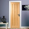 OUTLET - Idaho 3 Panel Oak Door - Scuffs