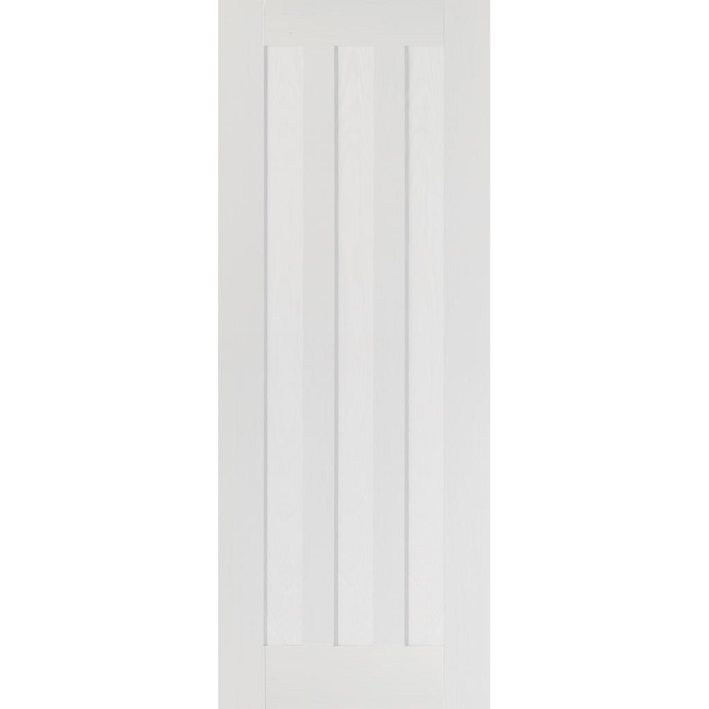 Idaho Absolute Evokit Double Pocket Door Detail - White Primed