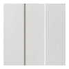 Axis Panelled Double Evokit Pocket Door Detail - White Primed