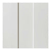 Two Sliding Doors and Frame Kit - Axis White Primed Door