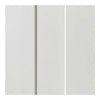 Three Sliding Doors and Frame Kit - Axis White Primed Door