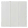 Three Sliding Wardrobe Doors & Frame Kit - Axis White Primed Door