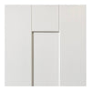 Axis Panelled Double Evokit Pocket Door Detail - White Primed