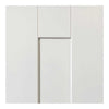 Two Sliding Doors and Frame Kit - Axis White Primed Door