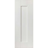 Two Sliding Wardrobe Doors & Frame Kit - Axis White Primed Door