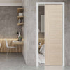 Laminates Ivory Painted Single Evokit Pocket Door - Prefinished