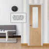 Shaker style glazed interior door