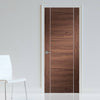 Walnut veneer interior flush door
