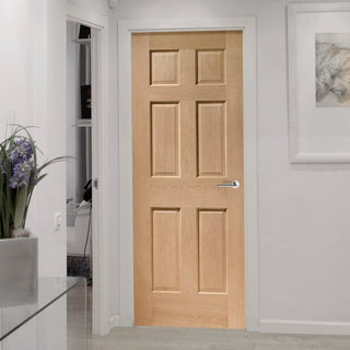 Image: Bespoke oak veneer interior door