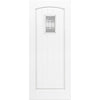 GRP White Cottage Leaded Double Glazed Composite Door - Leaded Single Sidelight