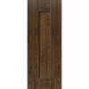 Axis Shaker Walnut Double Evokit Pocket Door Detail Panelled - Prefinished