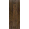 Two Sliding Doors and Frame Kit - Axis Walnut Shaker Door - Prefinished