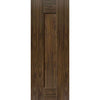 Three Sliding Wardrobe Doors & Frame Kit - Axis Walnut Shaker Door - Prefinished