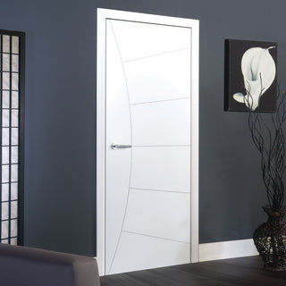 Image: Modern interior white doors from JBK Joinery