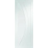Two Sliding Doors and Frame Kit - Salerno Door - Clear Glass - White Primed