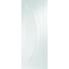 Two Sliding Wardrobe Doors & Frame Kit - Salerno Flush Door - White Primed