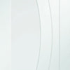 Four Sliding Wardrobe Doors & Frame Kit - Salerno Flush Door - White Primed