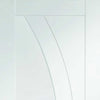 Five Folding Doors & Frame Kit - Salerno Flush 3+2 - White Primed