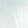 Four Folding Doors & Frame Kit - Salerno Flush 2+2 - White Primed