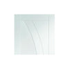Bespoke Salerno Flush Double Pocket Door Detail - White Primed