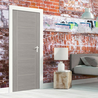 Image: J B Kind Laminates Lava Painted Fire Door - 1/2 Hour Fire Rated - Prefinished