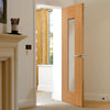 Oak shaker interior door