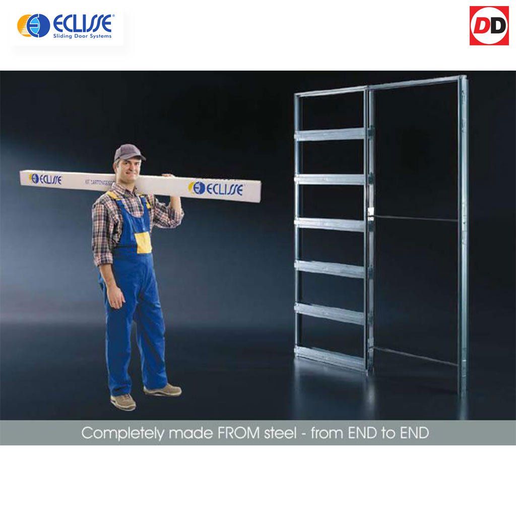 Lille Oak Solid Internal Pocket Door Detail - 30 Minute Fire Rated - Prefinished