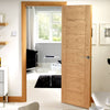 Fire Rated Palermo Oak Door - 1/2 Hour Rated - Prefinished