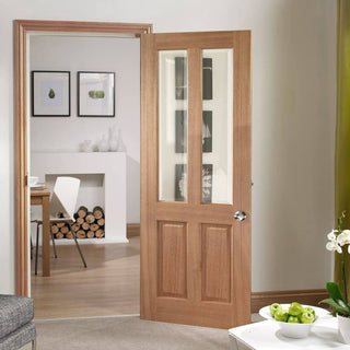 Image: Malton style oak veneer panelled interior door