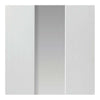 Two Sliding Doors and Frame Kit - Axis White Primed Door - Clear Glass