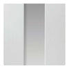 Four Sliding Doors and Frame Kit - Axis White Primed Door - Clear Glass