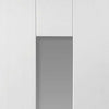 Axis Absolute Evokit Pocket Door Detail - Clear Glass - White Primed