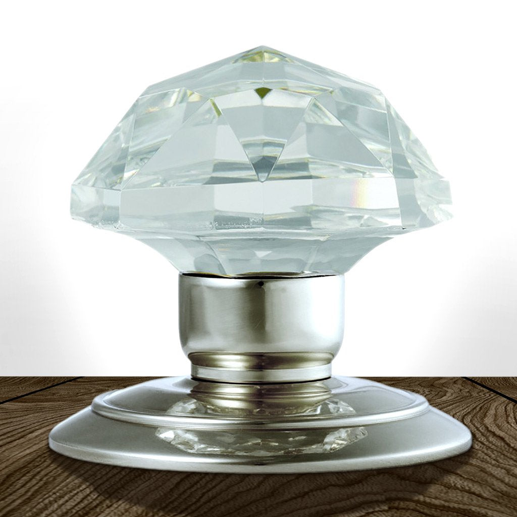 GK001CP/BP Chrome Plated Glass Knob Handles
