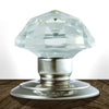 GK001CP/BP Chrome Plated Glass Knob Handles
