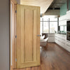 Norwich Real American Oak Veneer Fire Door,1/2 Hour Fire Rated - Unfinished