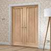 Bespoke Worcester Oak 3 Panel Door Pair