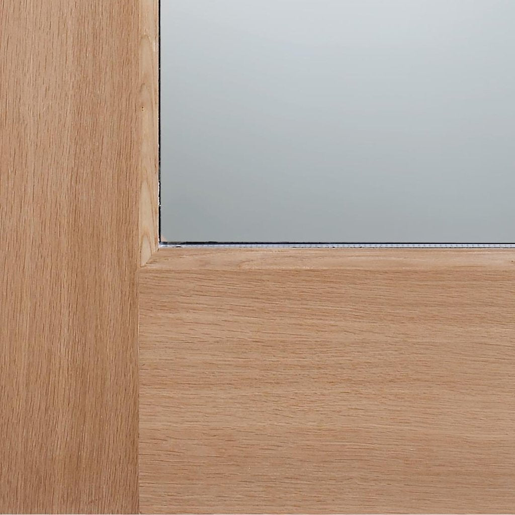 Malton Sterling Hardwood Door - Toughened Double Glazing, From LPD Joinery