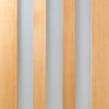 Bespoke Utah Oak Door Pair - Frosted Glass