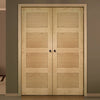 Bespoke Coventry Oak Internal Door Pair - Prefinished