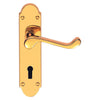 DL168 Oakley Suite Lever Lock Door Handles - 3 Finishes