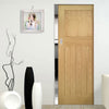 Cambridge Period Oak Absolute Evokit Single Pocket Door - Unfinished