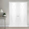 Bespoke Pesaro Flush Door - White Primed Pair