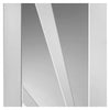 Calypso Aurora Shaker Double Evokit Pocket Door Detail - White Primed