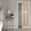 DX 60's Nostalgia Oak Panel Single Evokit Pocket Door