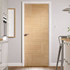 Bespoke oak flush modern door