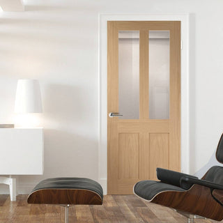 Image: Shaker style glazed interior door