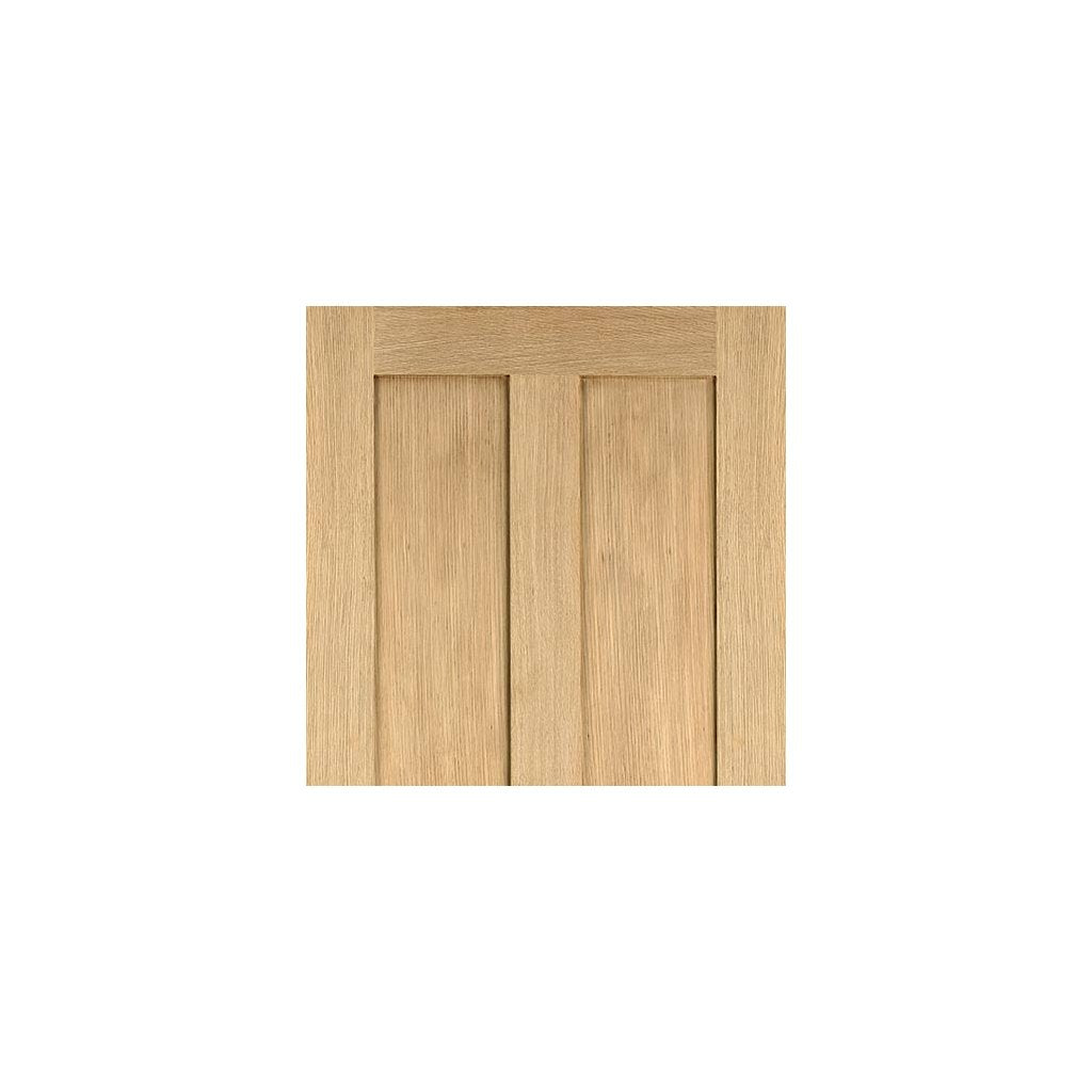 Oak Fire Door, London 4 Panel - 1/2 Hour Fire Rated