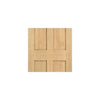 Oak Fire Door, London 4 Panel - 1/2 Hour Fire Rated