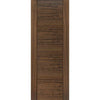 Single Sliding Door & Wall Track - Tigris Walnut Door - Prefinished