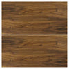 J B Kind Walnut Lara Fire Door with Horizontal Grooves - 1/2 Hour Fire Rated - Prefinished